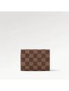 Victorine Damier Eben Half Wallet Brown Red - LOUIS VUITTON - BALAAN 6