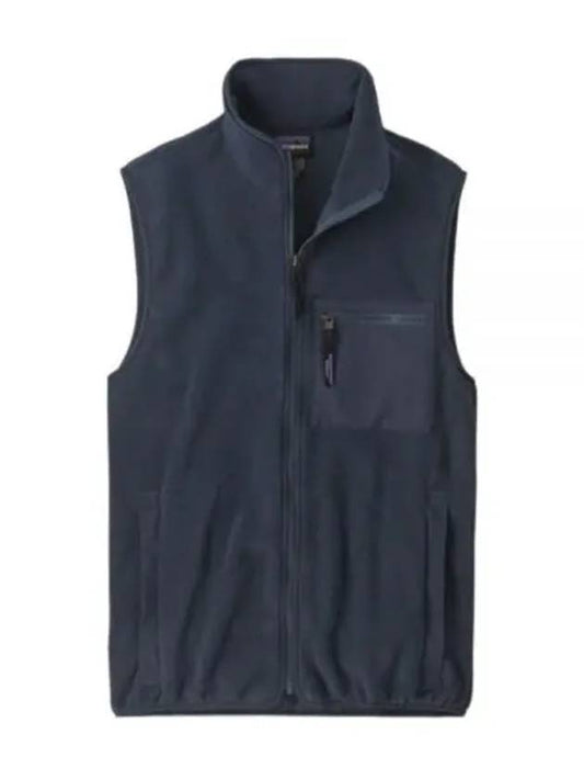 Men's Synchilla Fleece Vest Smolder Blue - PATAGONIA - BALAAN 2