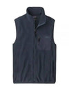 Men's Synchilla Fleece Vest Smolder Blue - PATAGONIA - BALAAN 2