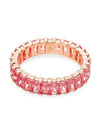 Matrix Baguette Cut Ring Rose Gold Pink - SWAROVSKI - BALAAN 3