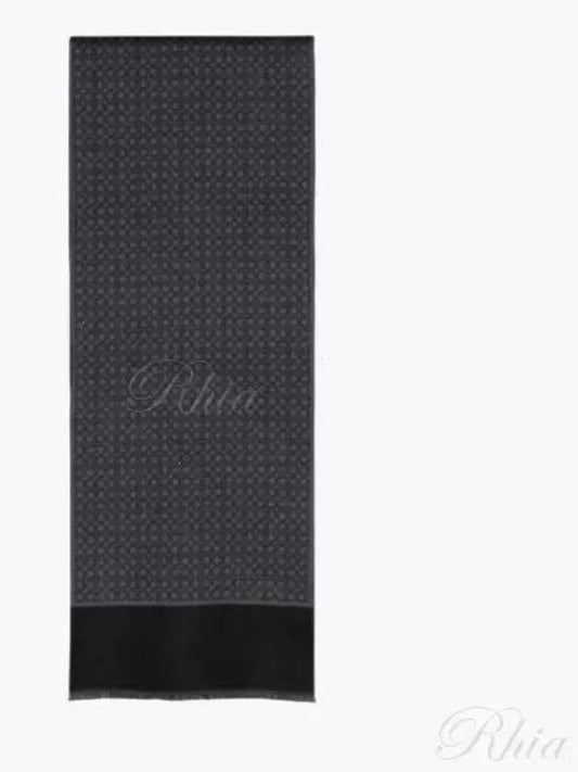 Gancini Muffler Black - SALVATORE FERRAGAMO - BALAAN 2