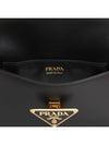 Leather Shoulder Bag Black - PRADA - BALAAN 11