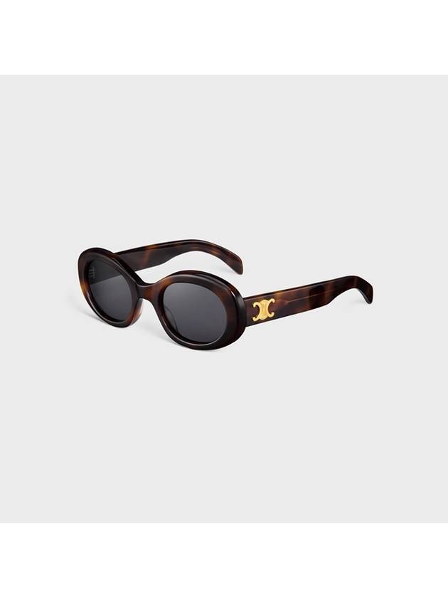 Eyewear Triomphe Acetate Sunglasses Blonde Havana - CELINE - BALAAN 3