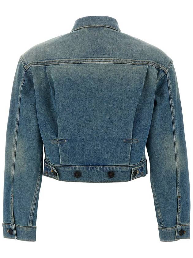 Marlene Washed Denim Jacket Blue - VIVIENNE WESTWOOD - BALAAN 3