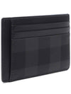 Check Money Clip Card Wallet Grey - BURBERRY - BALAAN 4