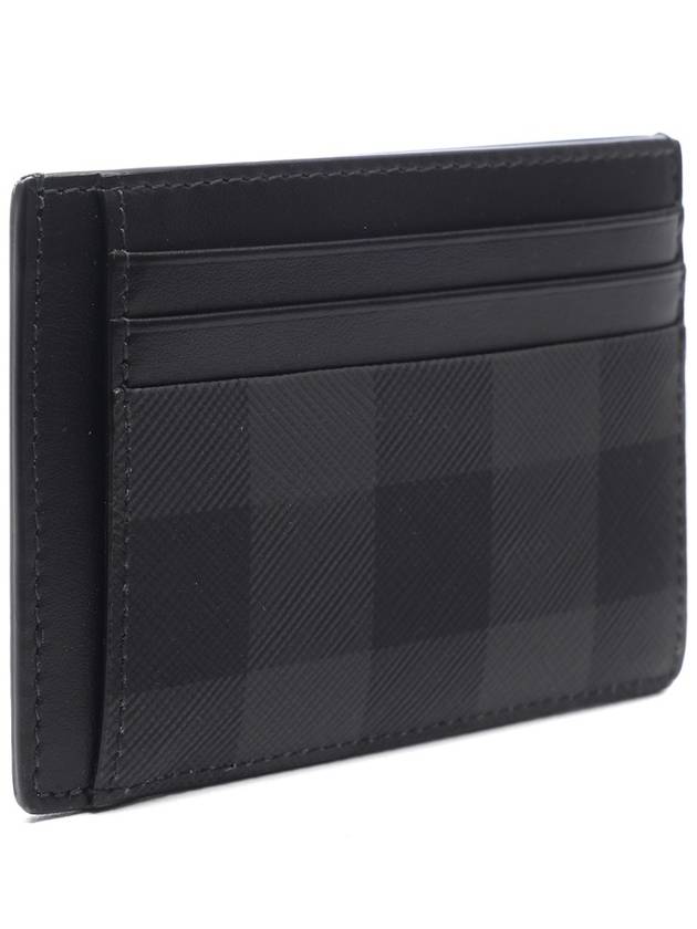 Check Money Clip Card Wallet Grey - BURBERRY - BALAAN 4