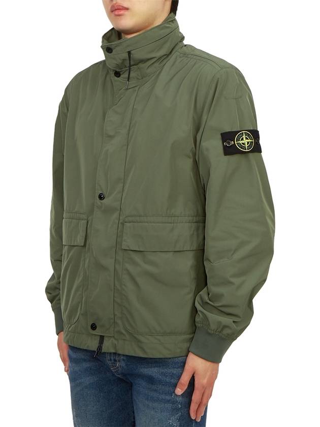 Compass Badge Jacket Dark Green - STONE ISLAND - BALAAN 4