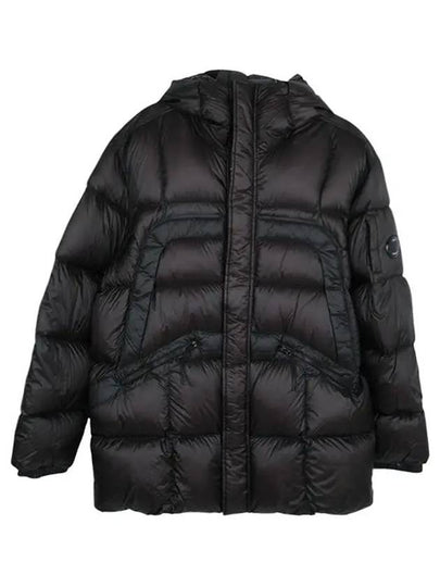 D.D. Shell Hooded Long Down Padding Black - CP COMPANY - BALAAN 2