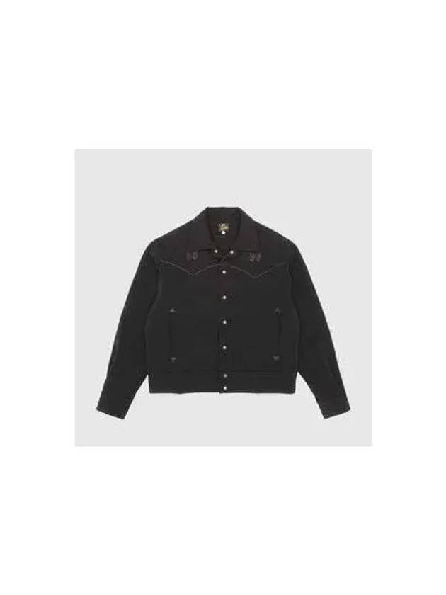 IDomestic ShippingI Piping Cowboy Jac Black OT136 Jacket kr 218441 - NEEDLES - BALAAN 2