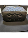 Classic Caviar Vanity Cross Bag Gold Plated Black - CHANEL - BALAAN 6