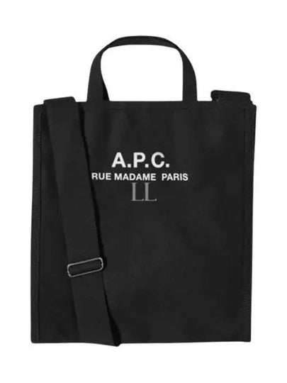 Recovery Logo Printing Cotton Tote Bag Black - A.P.C. - BALAAN 2