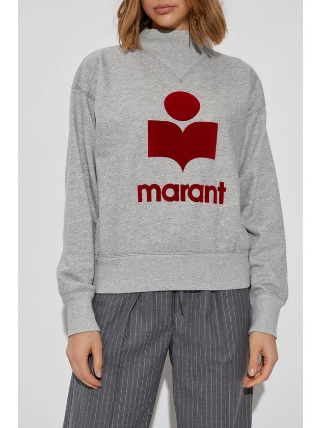 Marant Etoile Sweatshirt Moby, Women's, Grey - ISABEL MARANT ETOILE - BALAAN 3