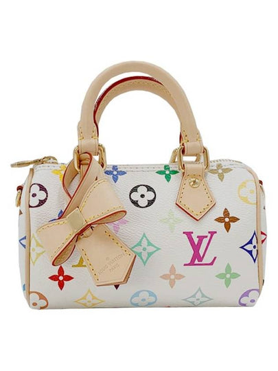 Takashi Murakami Nano Speedy Tote Bag Blanc - LOUIS VUITTON - BALAAN 2