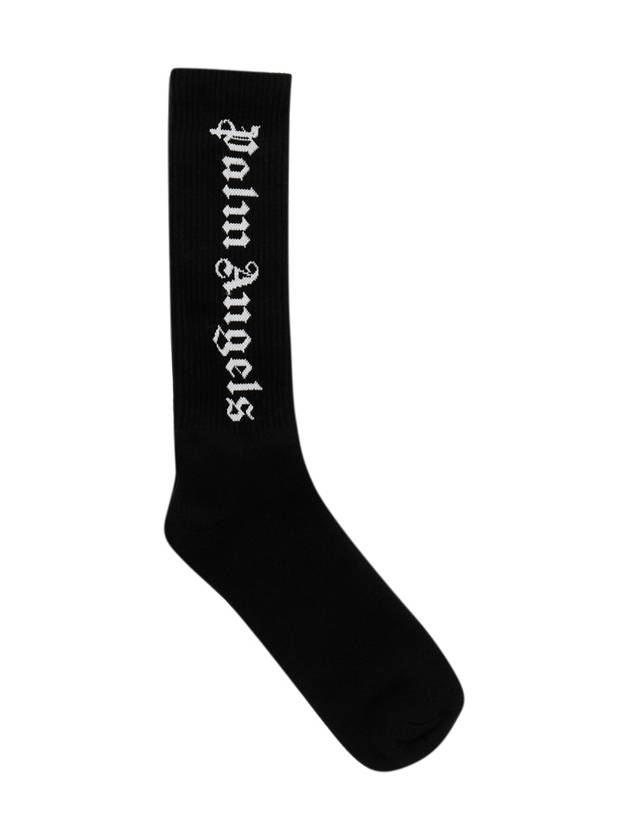 Classic Logo Socks Black PMRA001E23FAB0011001 - PALM ANGELS - BALAAN 2