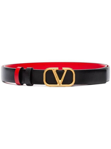 VALENTINO VLOGO SIGNATURE BELT 20mm - VALENTINO - BALAAN 1