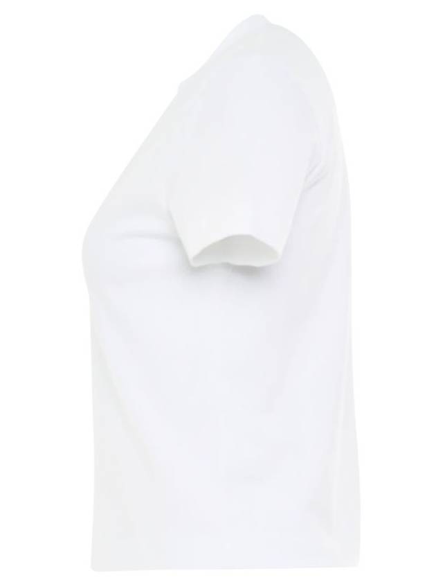 Le Gros Grain Short Sleeve T-Shirt White - JACQUEMUS - BALAAN 4