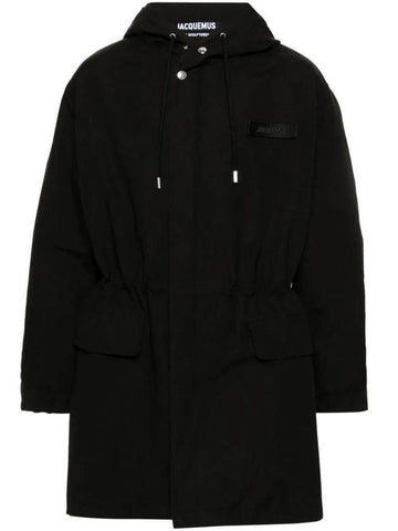 La Marrone Hooded Parka Black - JACQUEMUS - BALAAN 1