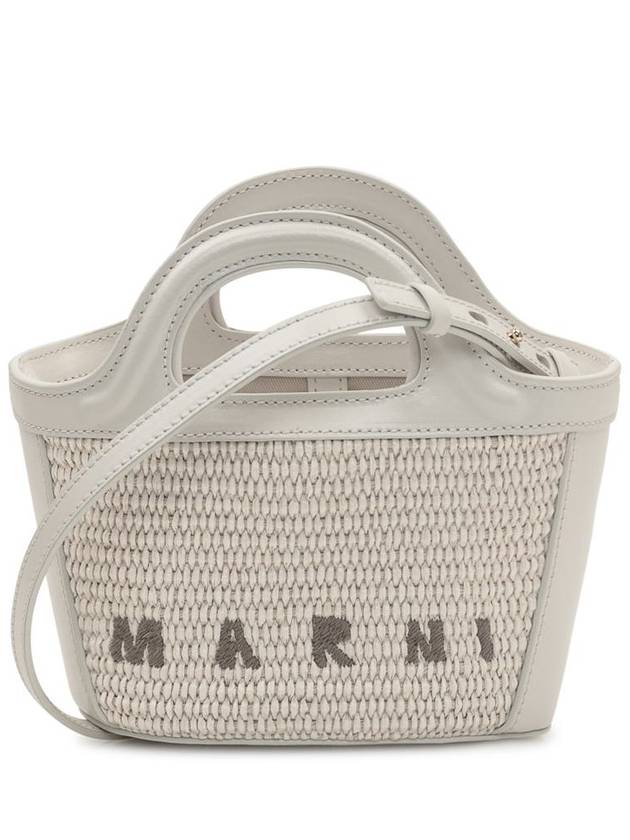 Rattan Micro Tropicalia Cross Bag White - MARNI - BALAAN 3