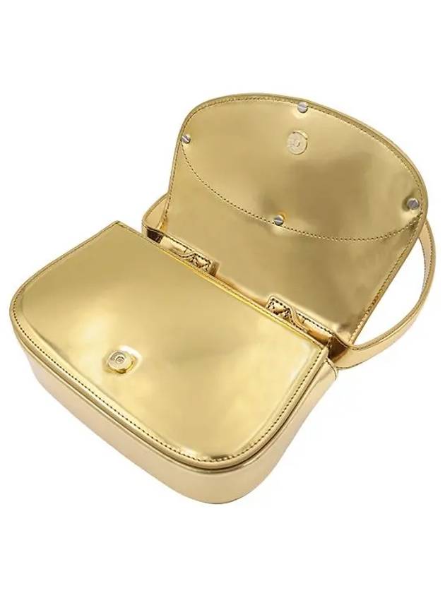 1DR Iconic Mirror Leather Shoulder Bag Gold - DIESEL - BALAAN 7