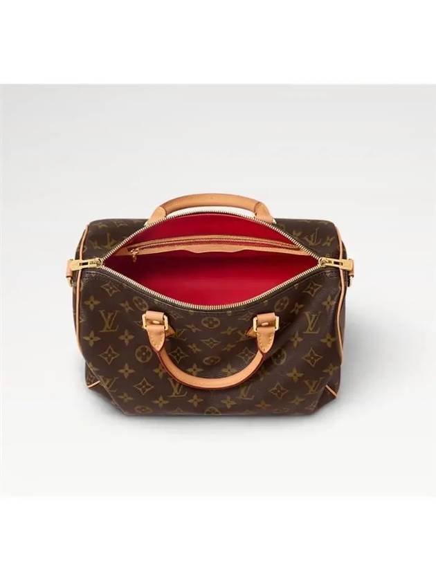 Speedy Soft 30 Crafty Monogram Tote Bag Red - LOUIS VUITTON - BALAAN 4