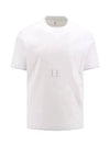 Men's Layered Effect Short Sleeve T-Shirt White - BRUNELLO CUCINELLI - BALAAN 2