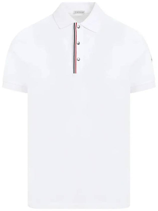 Polo T shirt White 8A000 22 899P0 002 - MONCLER - BALAAN 1