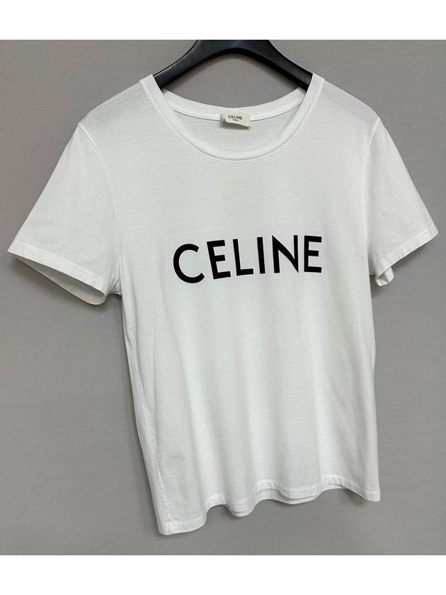 Logo Classic Cotton Short Sleeve Tee - CELINE - BALAAN 2