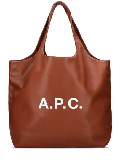 Ninon Logo Print Tote Bag Nut Brown - A.P.C. - BALAAN 2