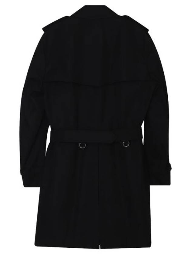 Men's Felsi Heritage Mid Trench Coat Black - BURBERRY - BALAAN 4