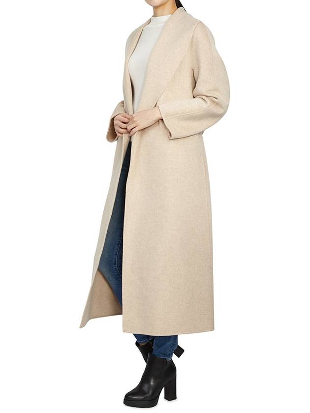 Gilbert Single Coat Ivory - MAX MARA - BALAAN 7