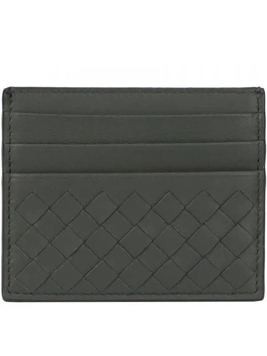 Intrecciato Card Holder Gray - BOTTEGA VENETA - BALAAN 2