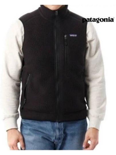 Men's Retro Pile Vest Black - PATAGONIA - BALAAN 2