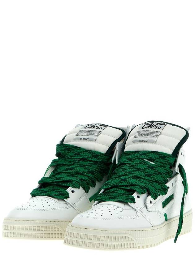 24 ss Leather Sneakers WITH Iconic Zip Tie OMIA065S24LEA0050155 B0650995992 - OFF WHITE - BALAAN 3