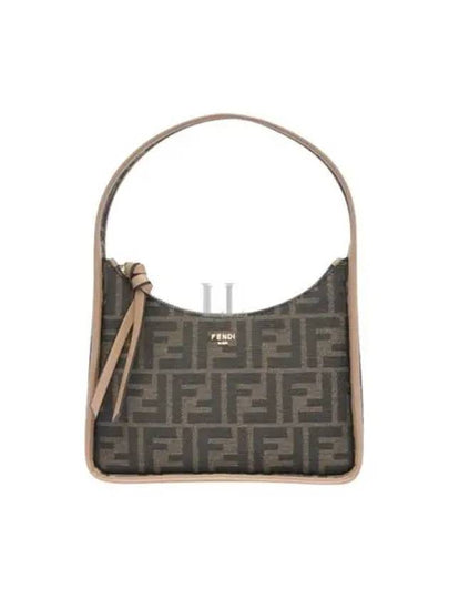 Pendesense FF Fabric Mini Shoulder Bag Brown - FENDI - BALAAN 2