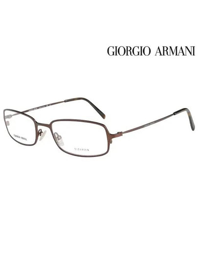 Eyewear Titanium Eyeglasses Brown - GIORGIO ARMANI - BALAAN 2