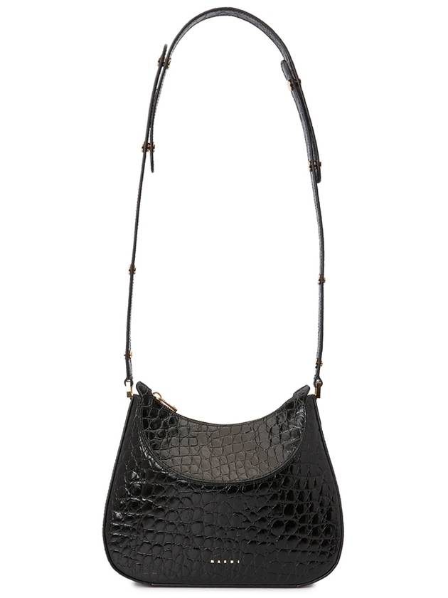 embossed hobo shoulder bag - MARNI - BALAAN 8