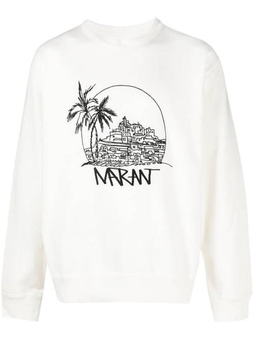 Mikoi Logo Sweatshirt White - ISABEL MARANT - BALAAN 1