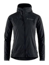 Women's Nal Hooded Windbreaker Black - KLATTERMUSEN - BALAAN 2