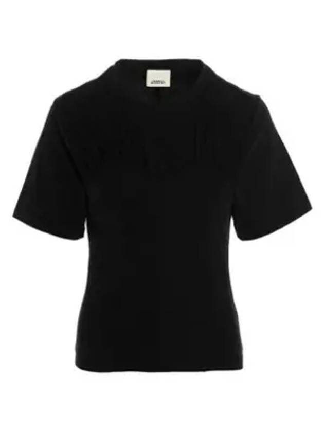 Zazie Short Sleeve T Shirt Black - ISABEL MARANT - BALAAN 1