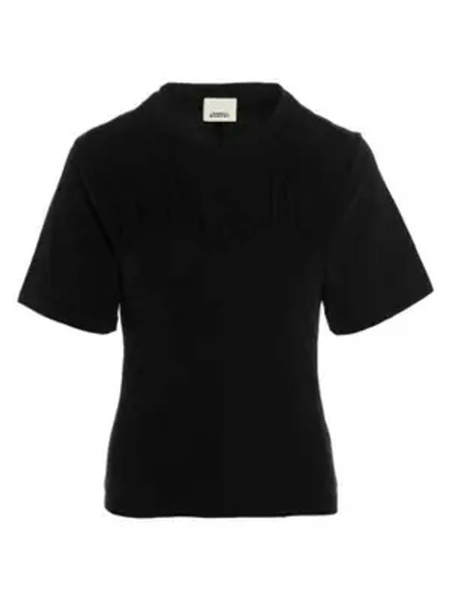 Zazie Short Sleeve T Shirt Black - ISABEL MARANT - BALAAN 1