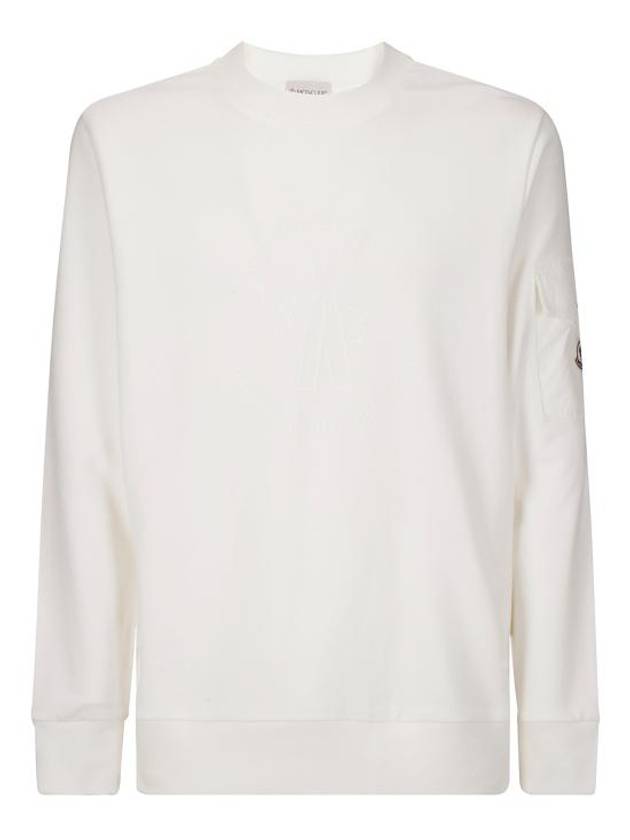 cotton sweatshirt white - MONCLER - BALAAN 1