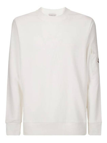 cotton sweatshirt white - MONCLER - BALAAN 1