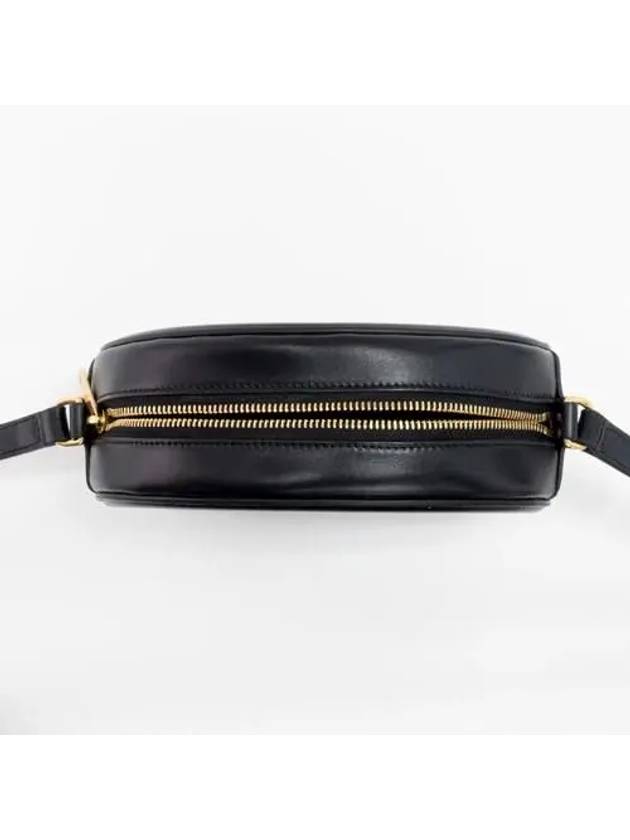 Cuir Triomphe Calfskin Cross Bag Black - CELINE - BALAAN 7