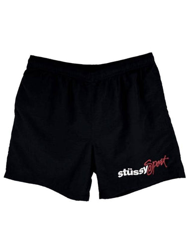 Sports Water Shorts Black - STUSSY - BALAAN 1