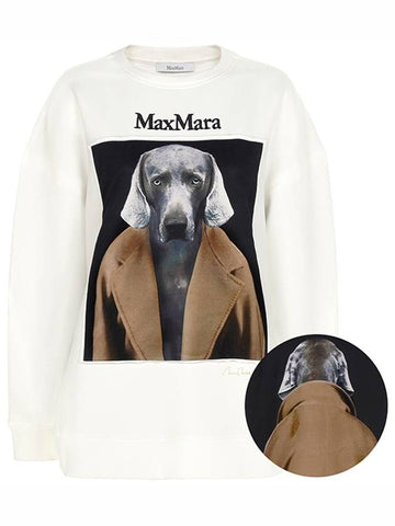 Ivory BACCO Sweatshirt 005 00321 - MAX MARA - BALAAN 1