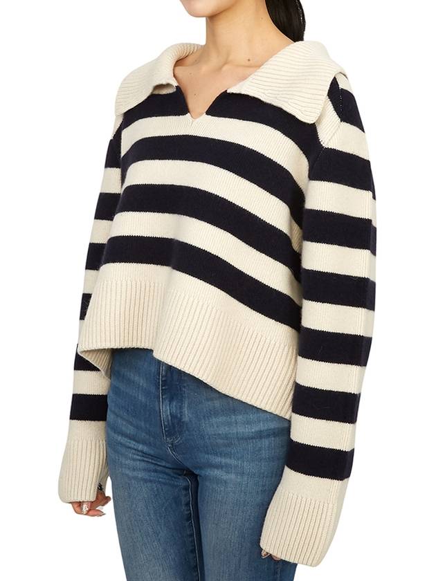 Exclusive special price limited to 30 pieces 9297615 MAGNOLIA NAVY STRIPE women s knit - KATE - BALAAN 4