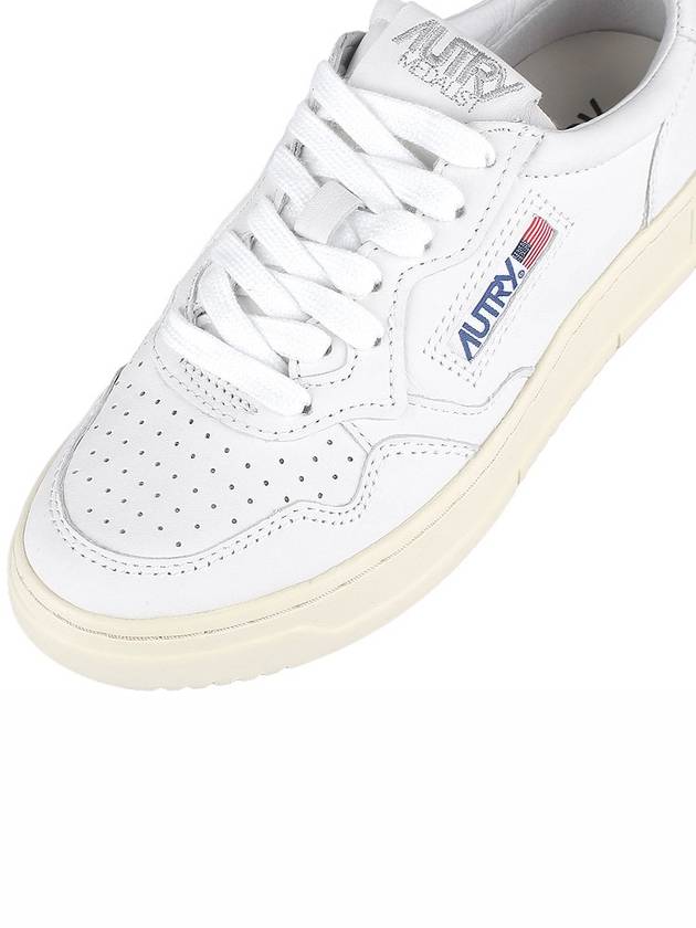 Medalist Goatskin Low Top Sneakers White - AUTRY - BALAAN 8