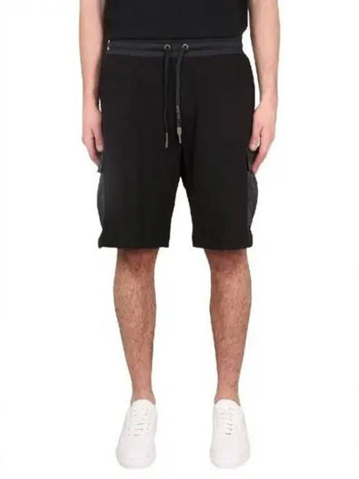 Drawstring Cargo Shorts Black - MONCLER - BALAAN 2