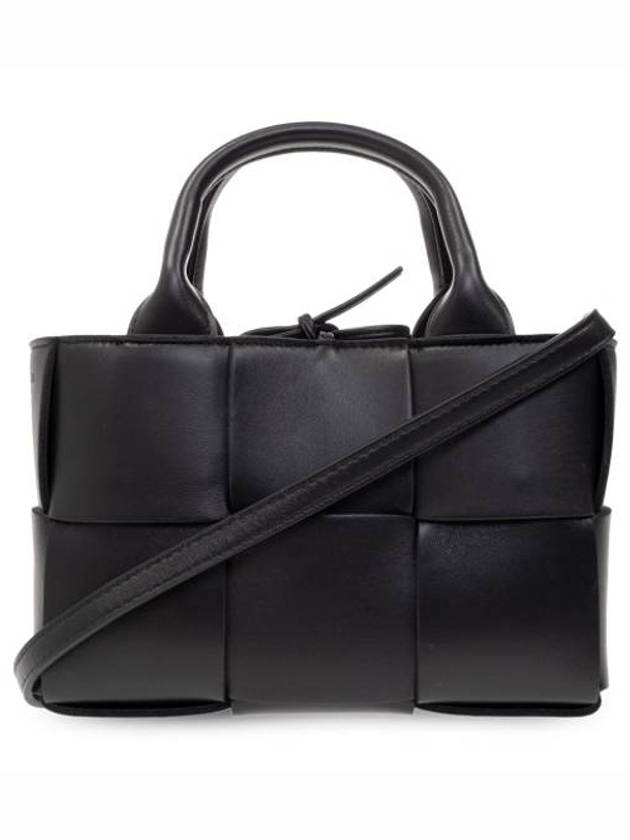 Candy Acro Intrecciato Tote Bag Black - BOTTEGA VENETA - BALAAN 3