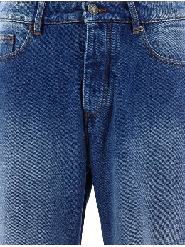 Straight Denim Jeans Blue - AMI - BALAAN 9